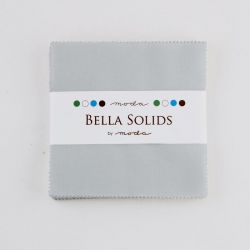 Bella Solids Zen Grey, Charm Pack